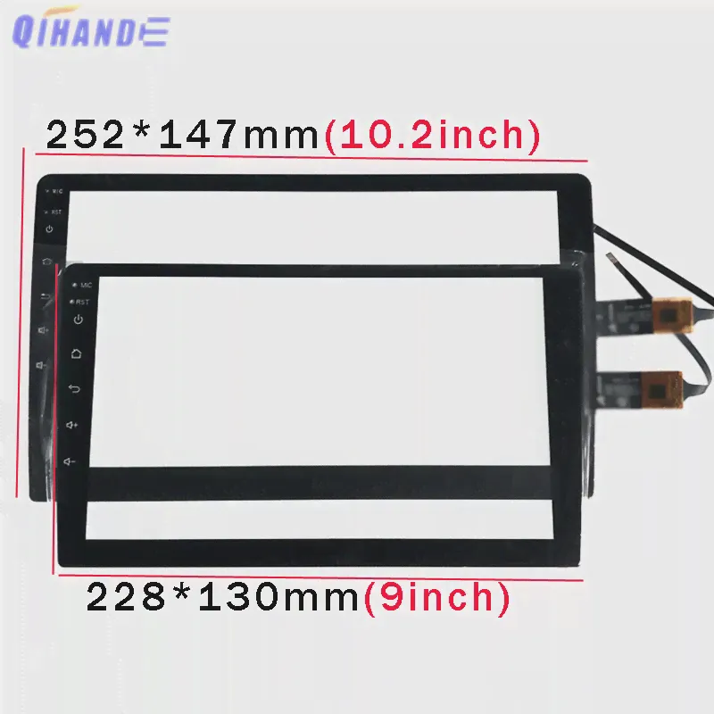 🛍 Сенсорная панель 2.5D 9 дюймов 10,2 дюйма для планшета Teyes Spro, сенсорный экран, дигитайзер, стеклянный сенсор, GPS, автомобильное радио, мультимедийный видеоплеер-1
