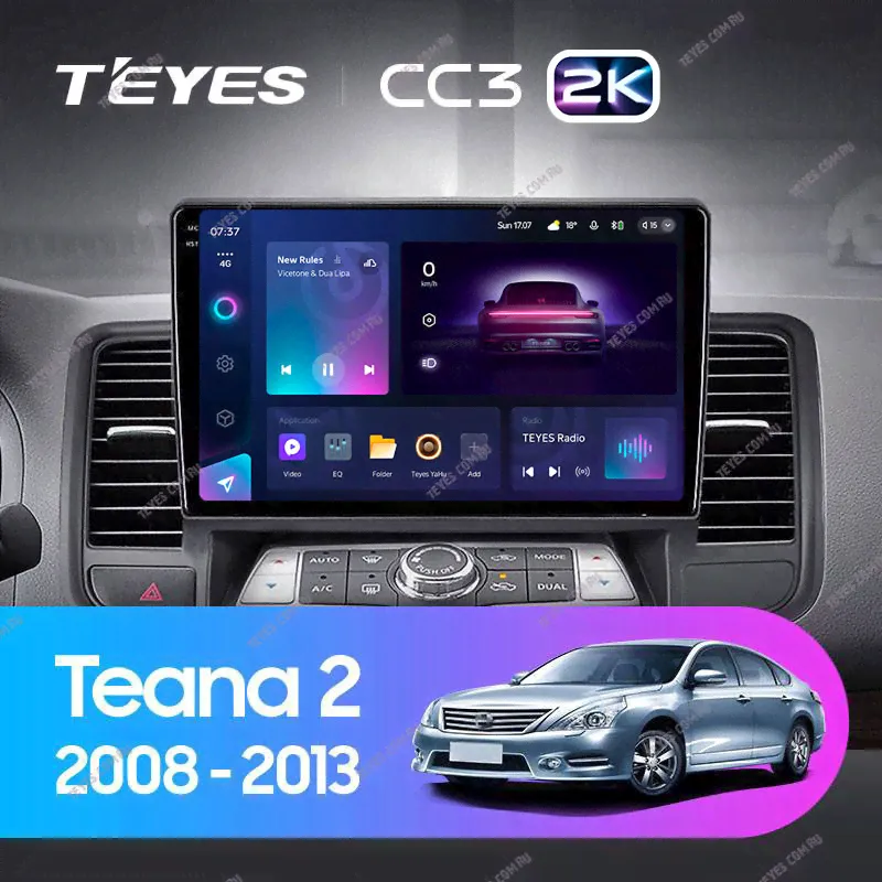 Штатная магнитола Teyes CC3 2K 4/64 Nissan Teana J32 (2008-2013) Тип-А-0