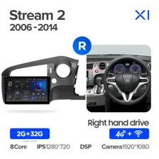 Магнитола Teyes для Honda Stream 2006-2014