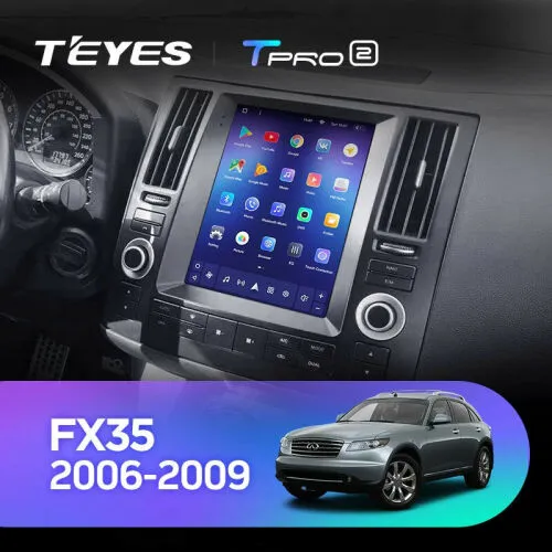Штатная магнитола Tesla style Teyes TPRO 2 Infiniti Fx35 2006-2009