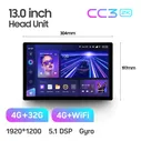 Магнитола Teyes CC3 4/32 2k-display 13" ( универсальная )