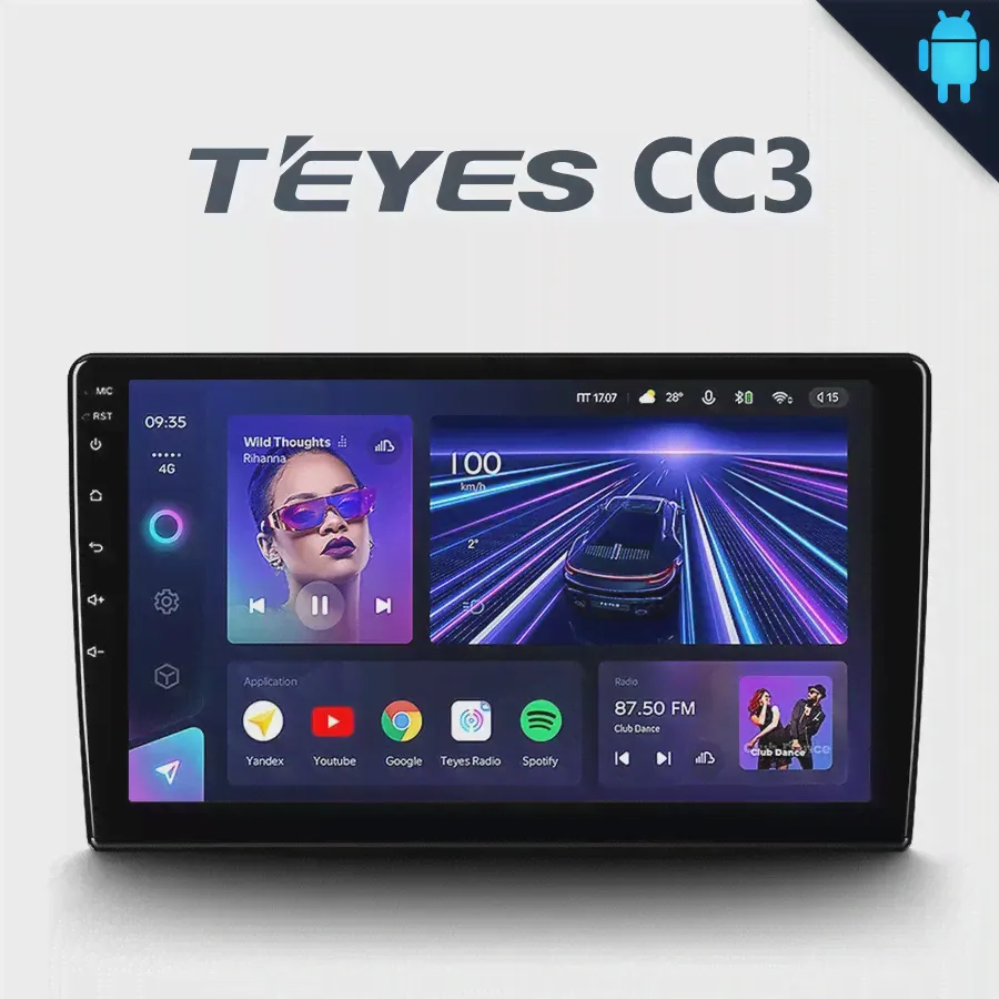 Магнитола Teyes CC3 4/32 10.2" на android-0