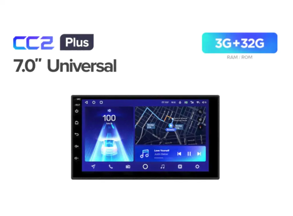 Магнитола TEYES CC2 PLUS 7 дюймов 4/32G 178*100-0