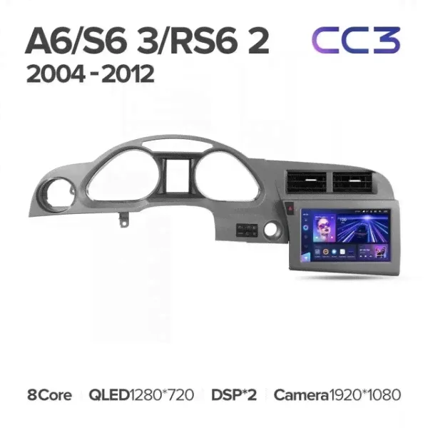 Штатная магнитола Teyes CC3 4/32 Audi A6 C6 (2004-2011)-0