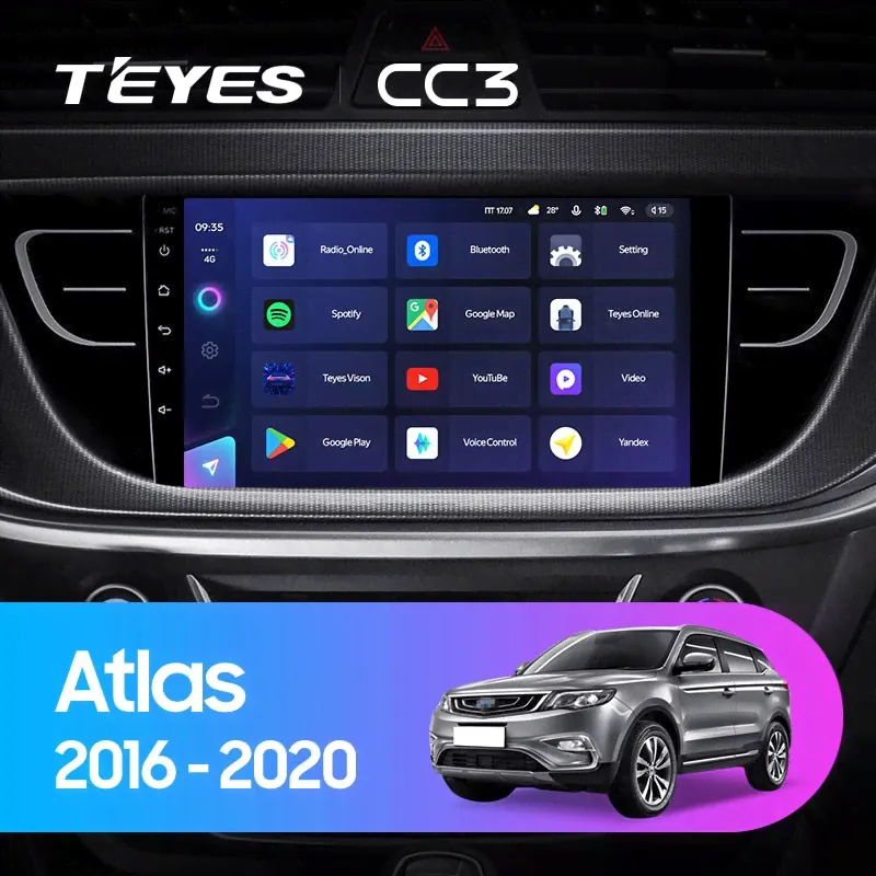 Teyes CC3 4/32 Geely Atlas NL-3 (2016-2020)-0