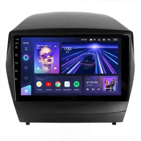 Штатная магнитола Teyes CC3 4/64Gb для Hyundai ix35 8 ядер, DSP процессор, QLED дисплей, LTE модем, Andriod 10