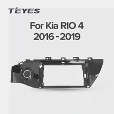 Переходная рамка для установки магнитолы Teyes 9" на Kia Rio 4 2016-2019 (с кнопкой StartStop)