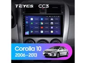 ШГУ Teyes CC3 3/32 GB Toyota Corolla E150/140