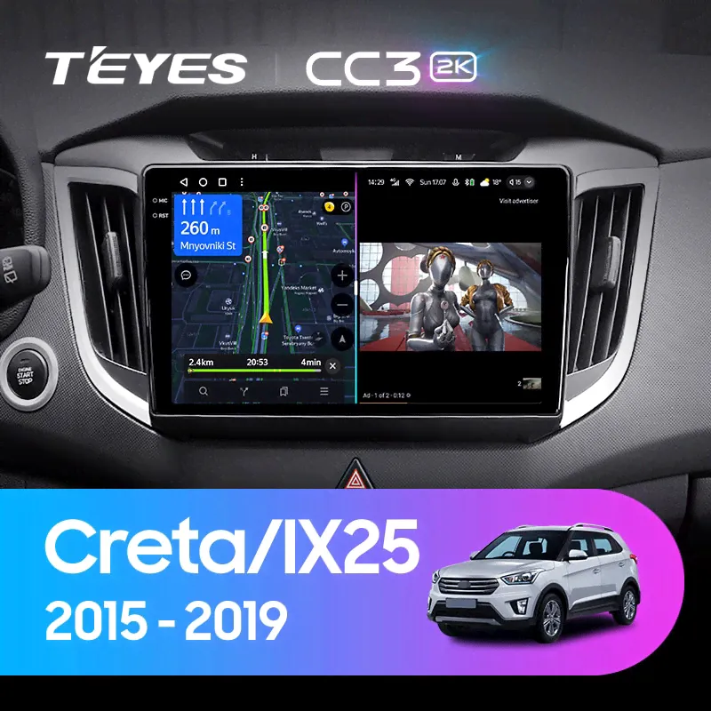 Teyes CC3 2K 4/32 Hyundai Creta (2015-2019)