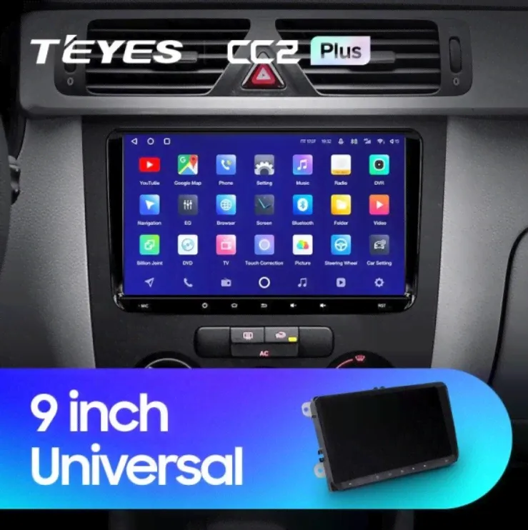 ГУ Teyes CC2 Plus 6/128 Universal 9" - Android 10-0