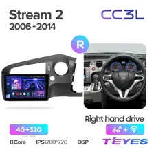 Магнитола Teyes CC3L для Honda Stream 2006-2014