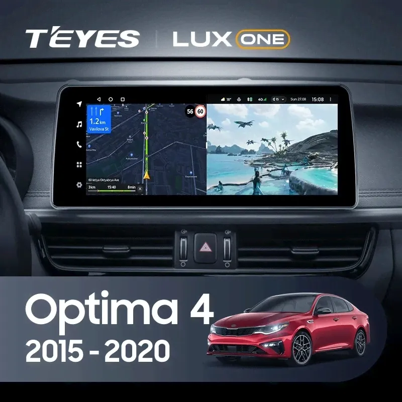 Штатная магнитола Teyes LUX ONE 4/32 Kia Optima 4 JF (2015-2020) Тип-В