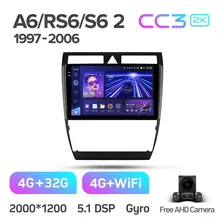 Штатная магнитола Teyes CC3 2K для Audi A6 C5 1997-2004 на Android 10