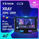 Автомагнитола Teyes CC3 2К 6/128 Gb 9" для Lada Xray 2015-2019