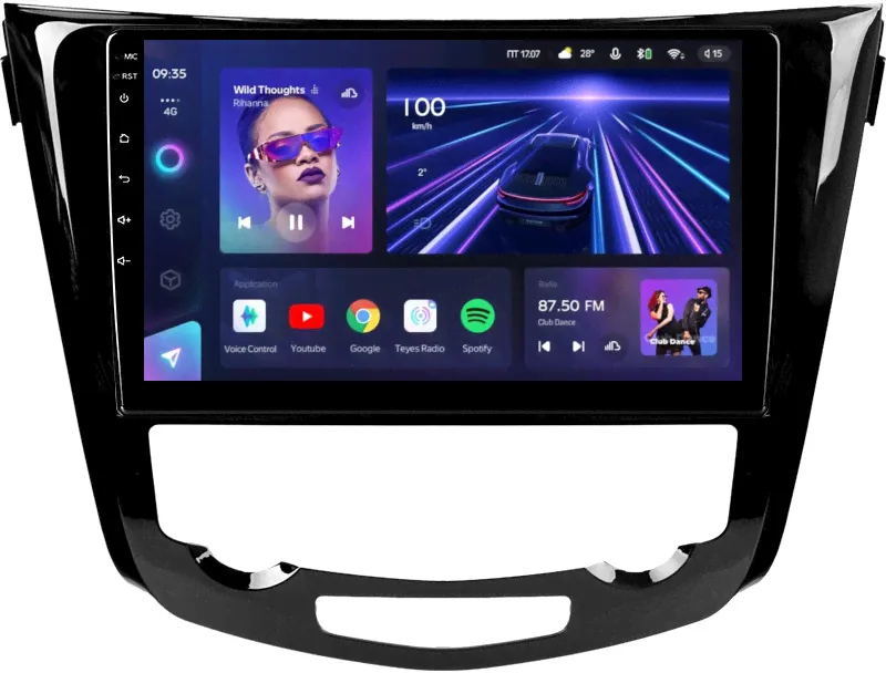 Магнитола для Nissan X-Trail T32, Qashqai J11 2014-2022 - Teyes CC3L на Android 10, 8-ядер, CarPlay, 4G SIM-слот